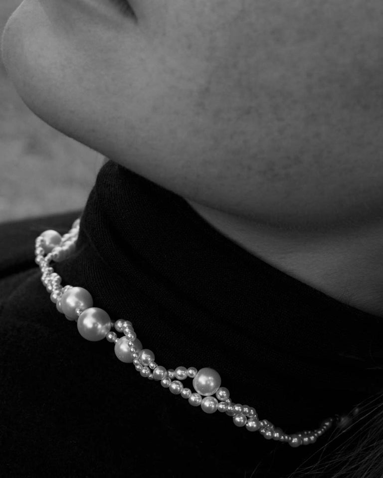 Parade of Possibilities - Pearl and Gold Plated Necklace
