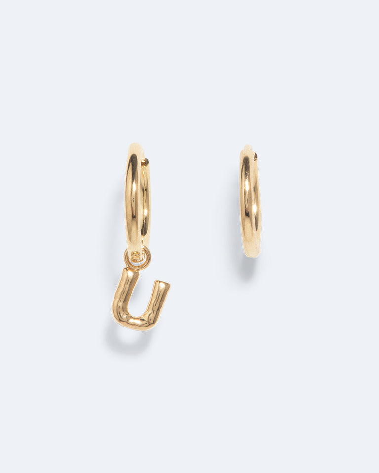 Boucles d'oreilles Classicworks™ U - Vermeil d'or recyclé