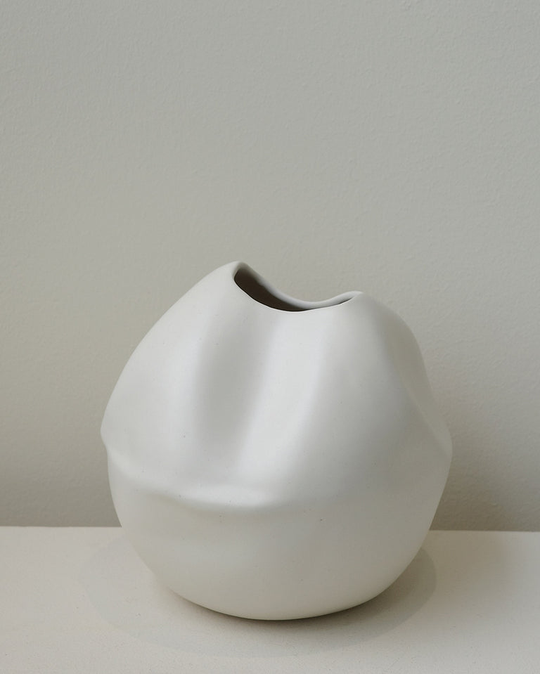 Banned Book No. 2 - Large Vessel in Matte White