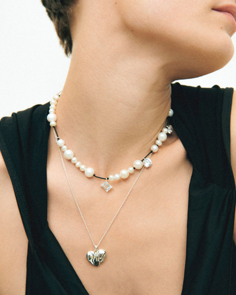 Love Don't Lie - Pendentif en argent recyclé