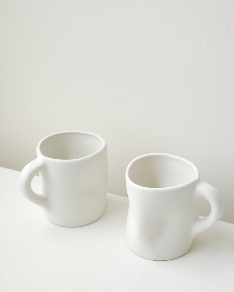 Bumpity Bump Bump - Mug in Matte White