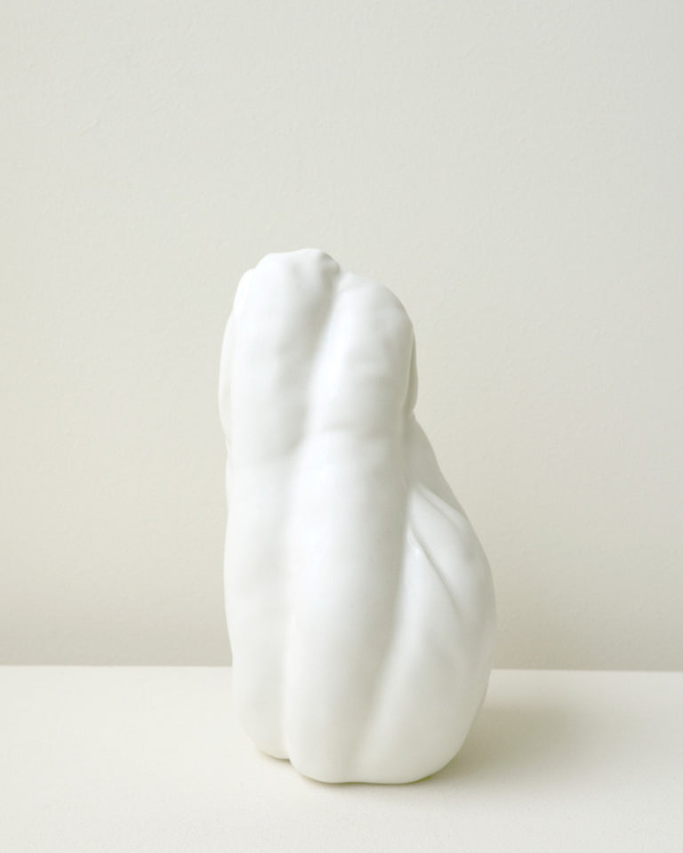 Chrysalis - Medium Vase in Matte White