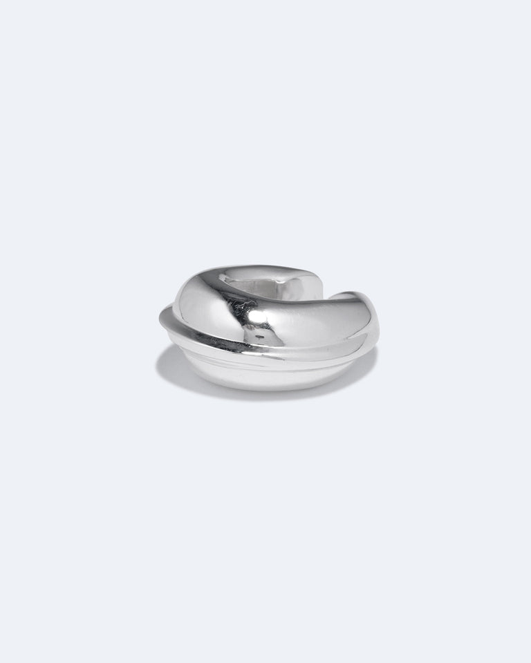 Est-ce captivant ? - Lot de 3 boucles d'oreilles manchette plaquées argent