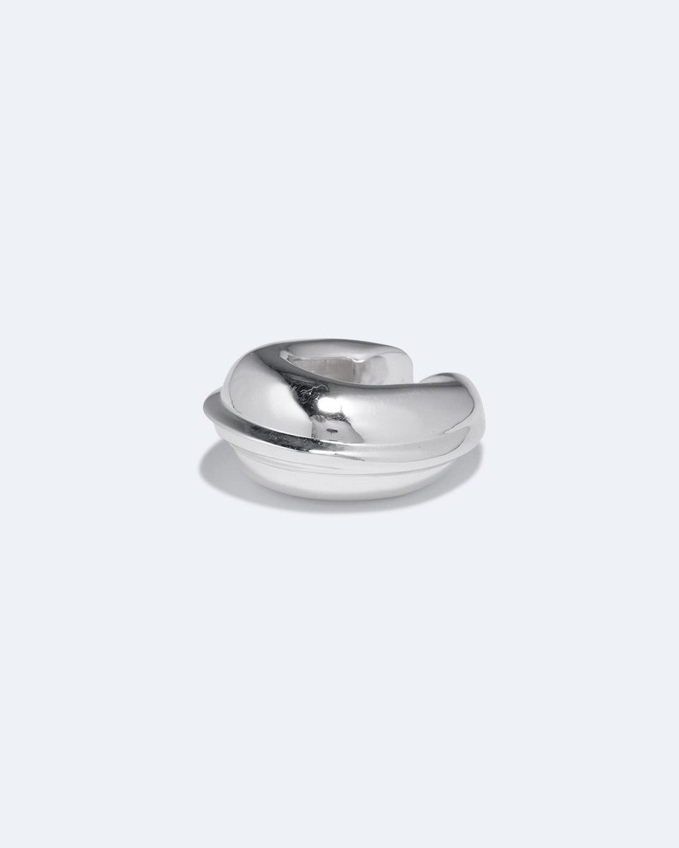 Est-ce captivant ? - Lot de 3 boucles d'oreilles manchette plaquées argent