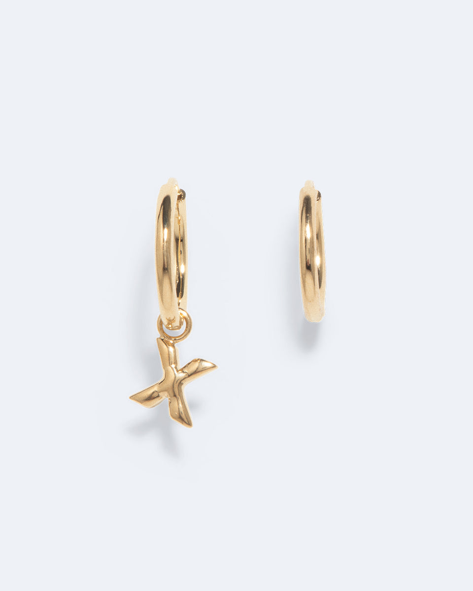 Boucles d'oreilles Classicworks™ X en vermeil recyclé