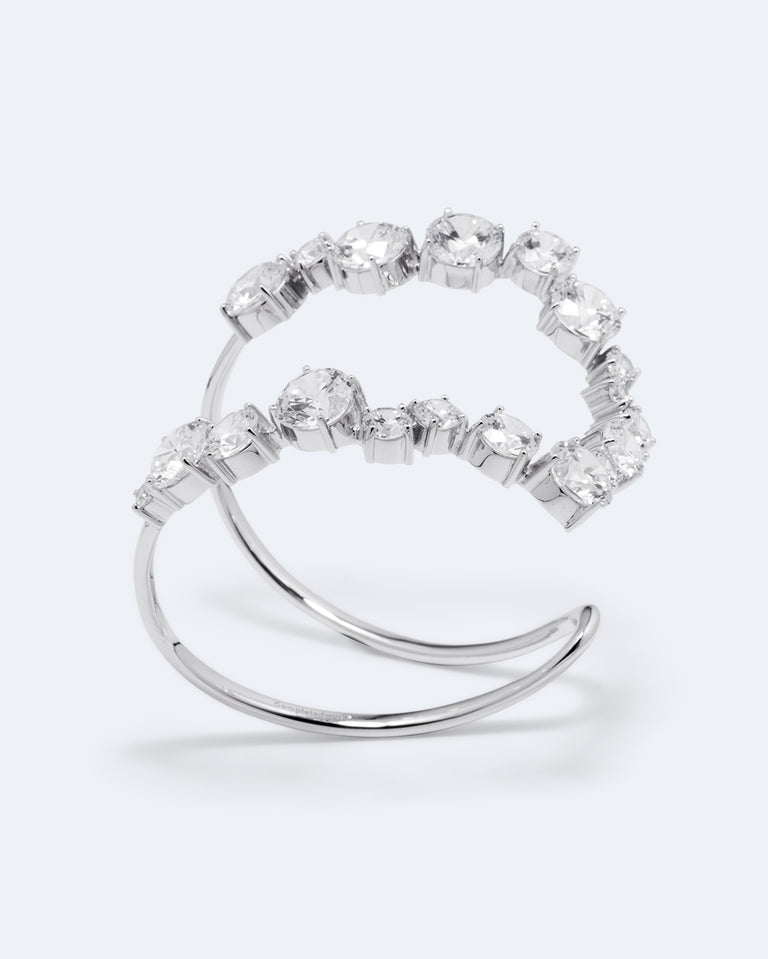 Mythe - Manchette plaquée de zircone et de rhodium