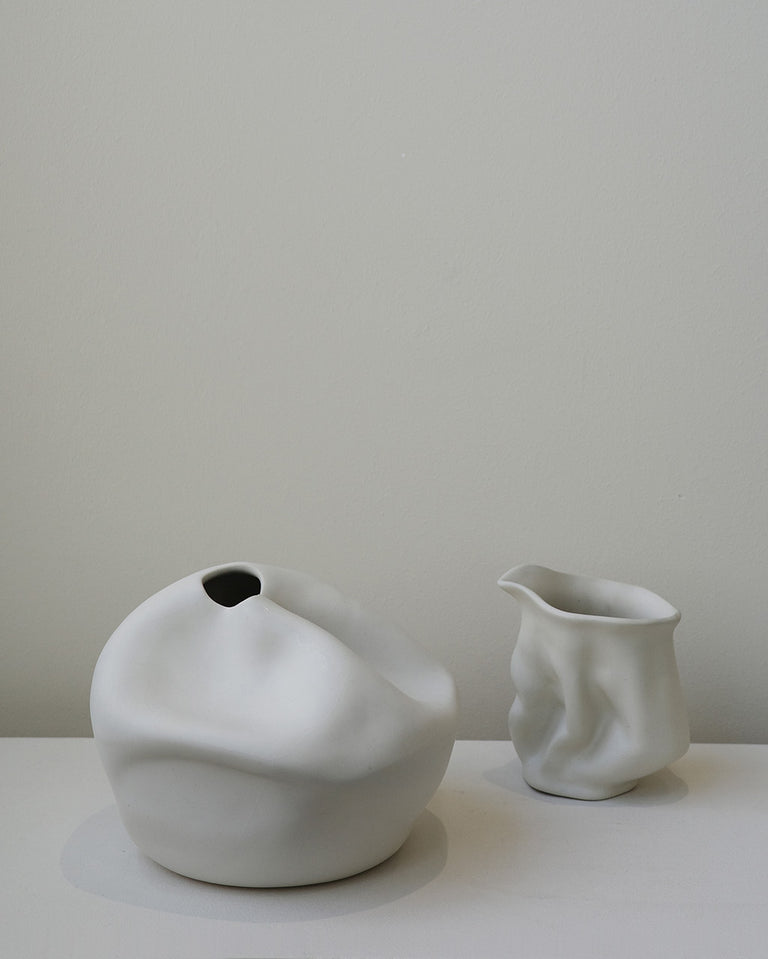 Compound - Large Vessel in Matte White