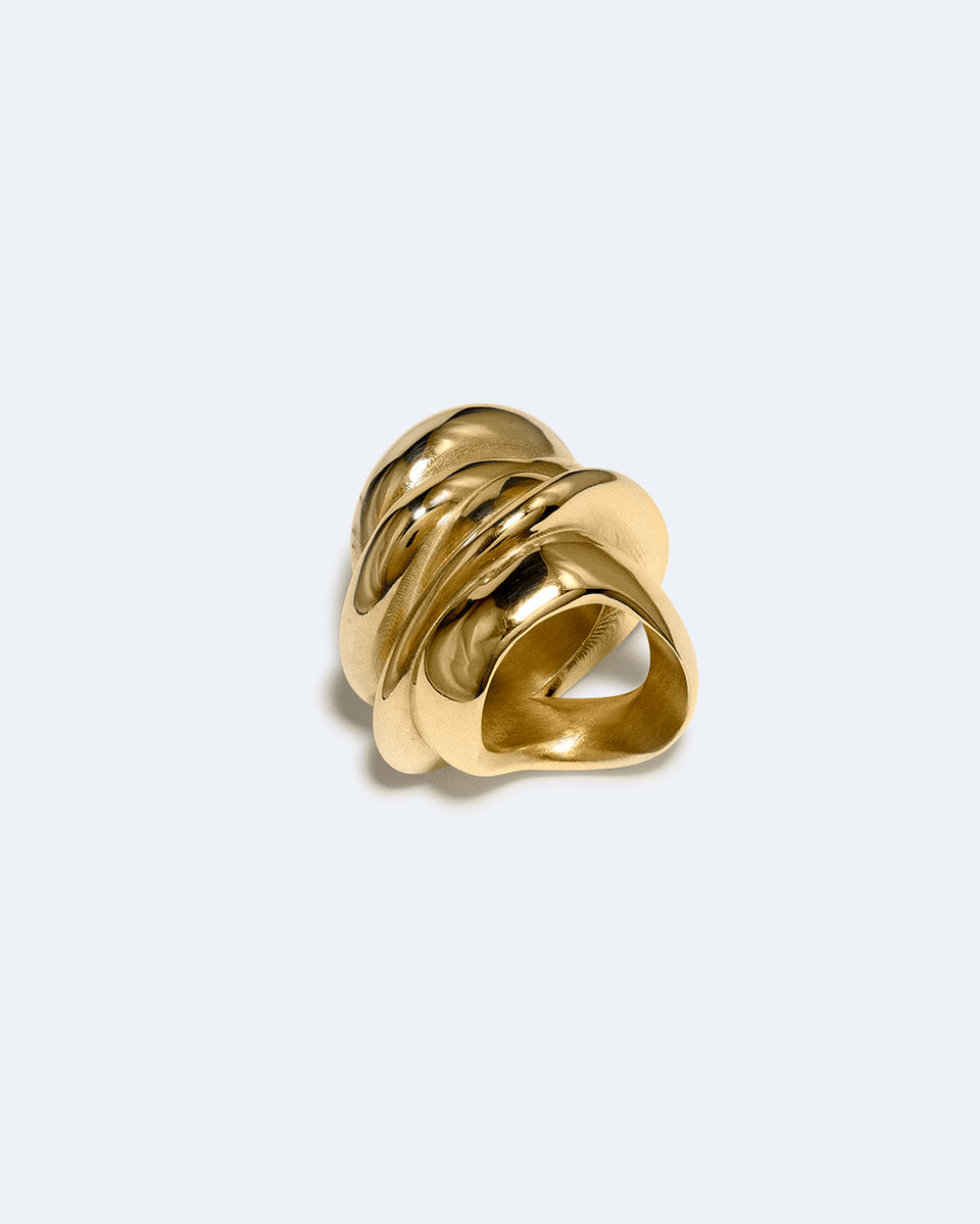 Off‐World - Bague plaquée or