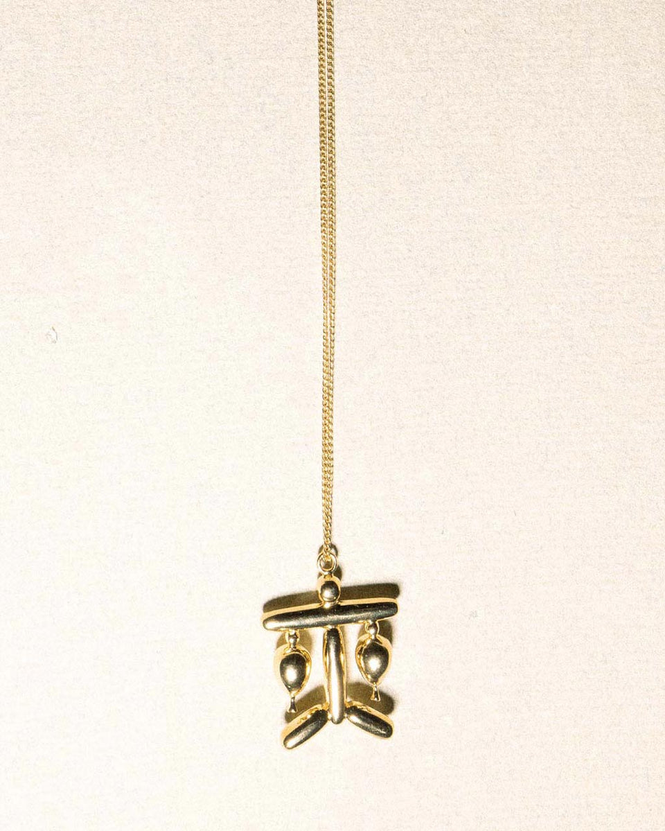 Pendentif Signe Zodiaque Balance Classicworks™ - Plaqué Or