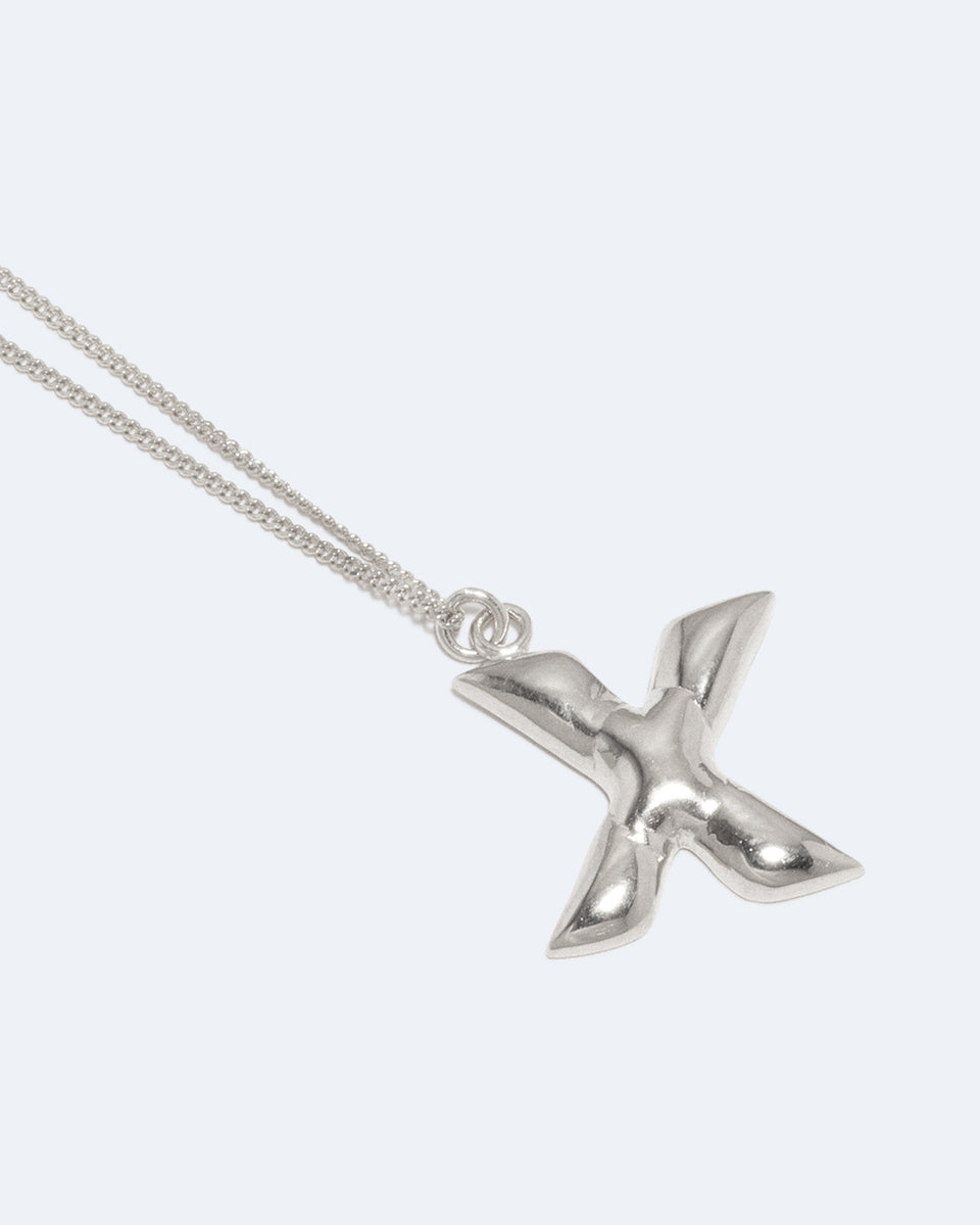 Classicworks™ X - Recycled Sterling Silver Necklace