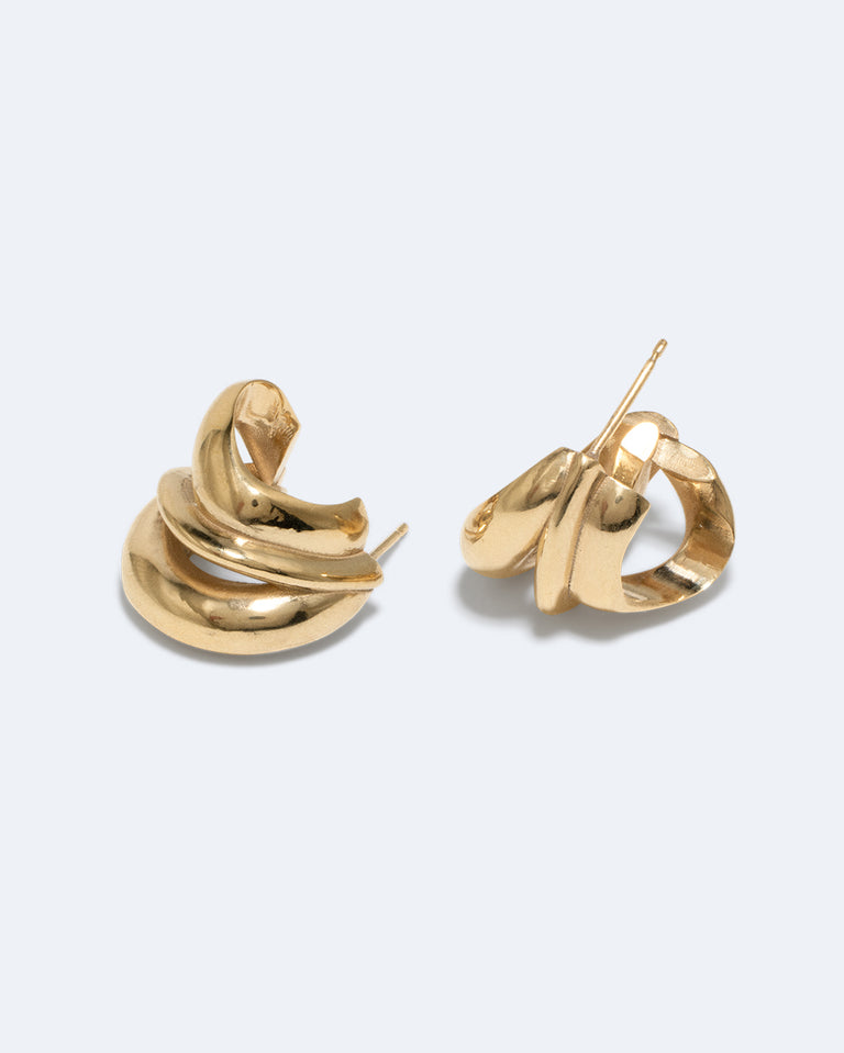 Dollop - Boucles d'oreilles en vermeil recyclé