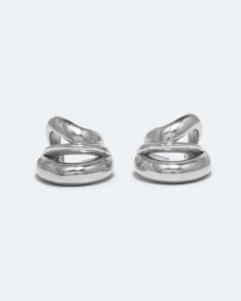 Dollop - Boucles d'oreilles en argent recyclé