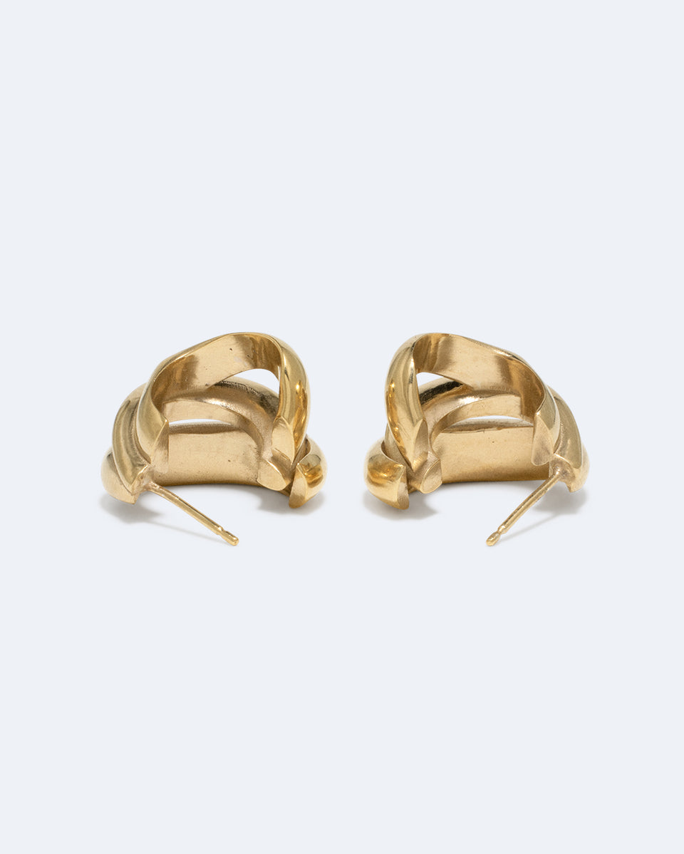 Dollop - Boucles d'oreilles en vermeil recyclé