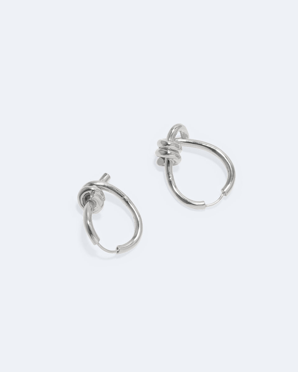 The Freedom to Imagine II - Recycled Silver Earrings