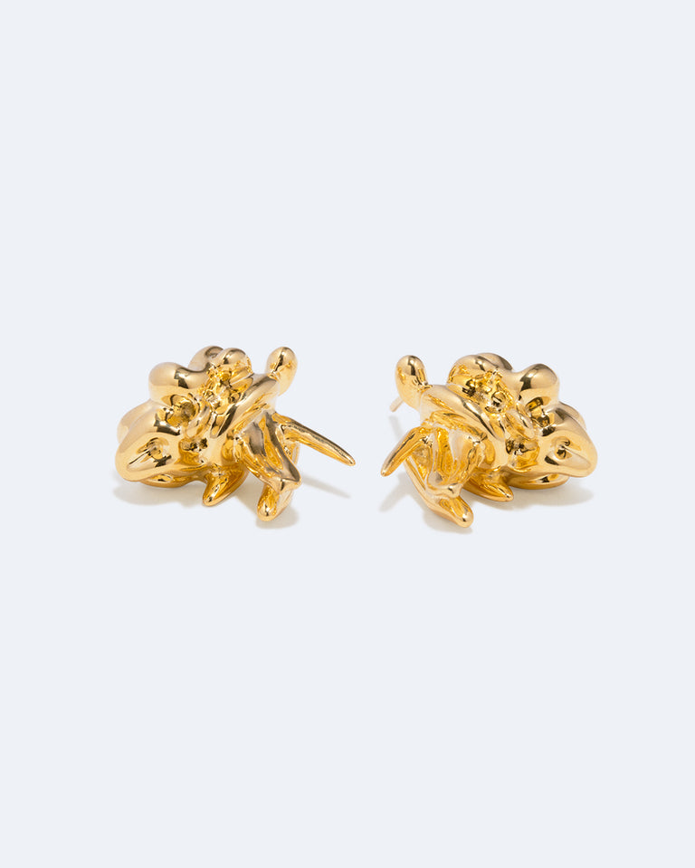 "Notsobig" General Strike - Gold Plated Earrings