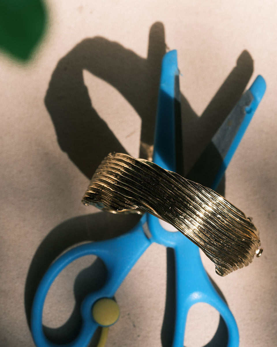Destiny’s Tributaries - Gold Plated Cuff
