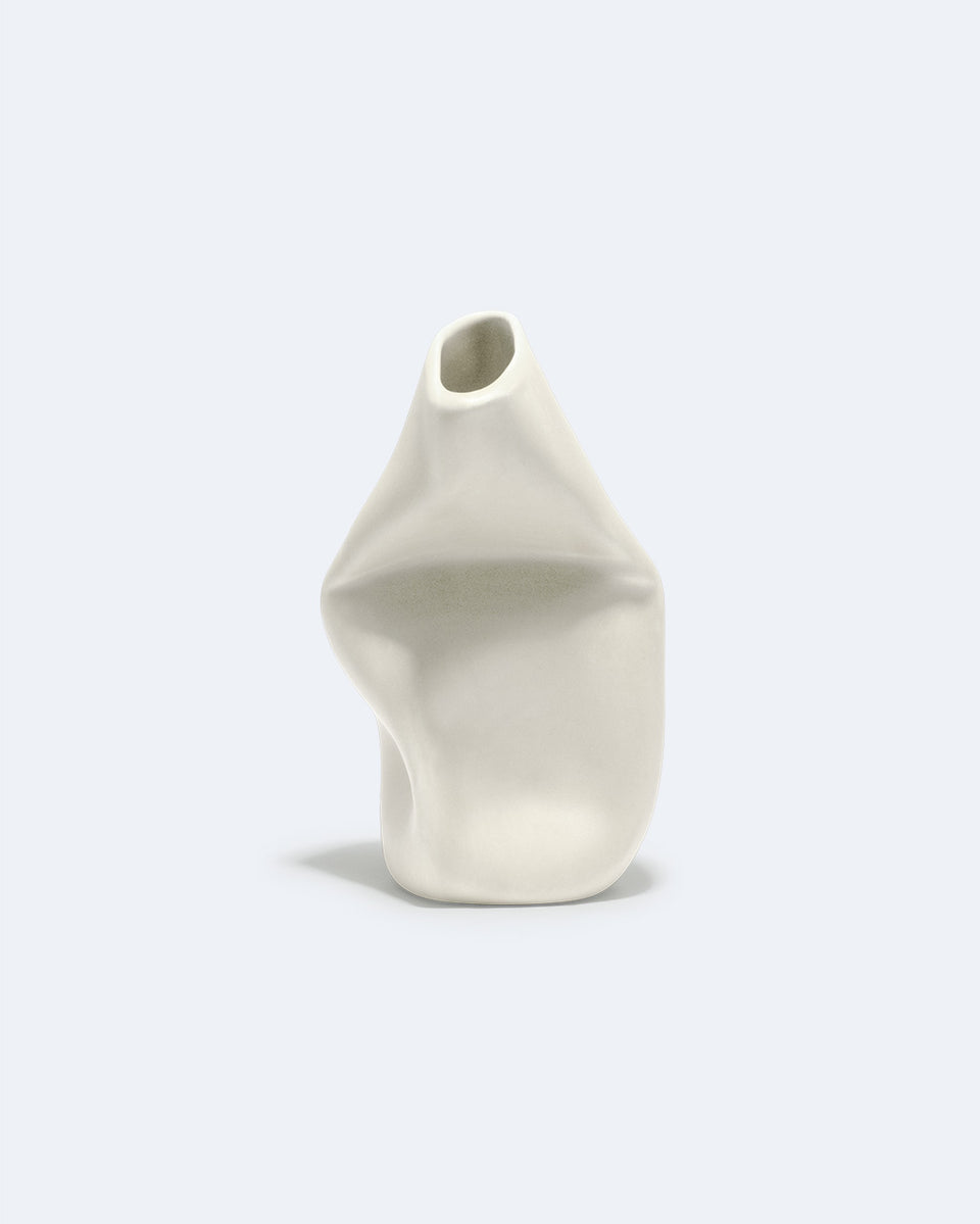 Yesterday is History - Vessel in Matte White