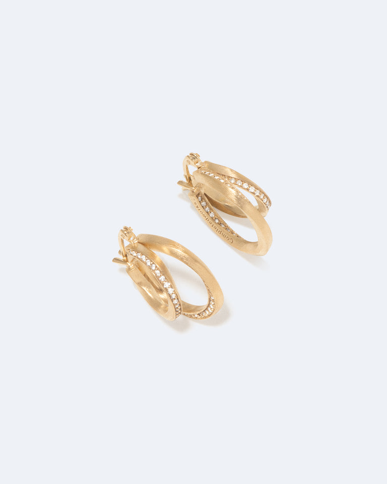 Banlieues – Boucles d'oreilles en vermeil