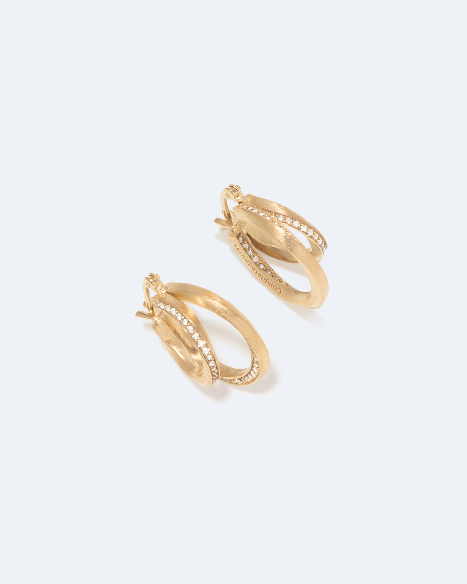 Banlieues – Boucles d'oreilles en vermeil