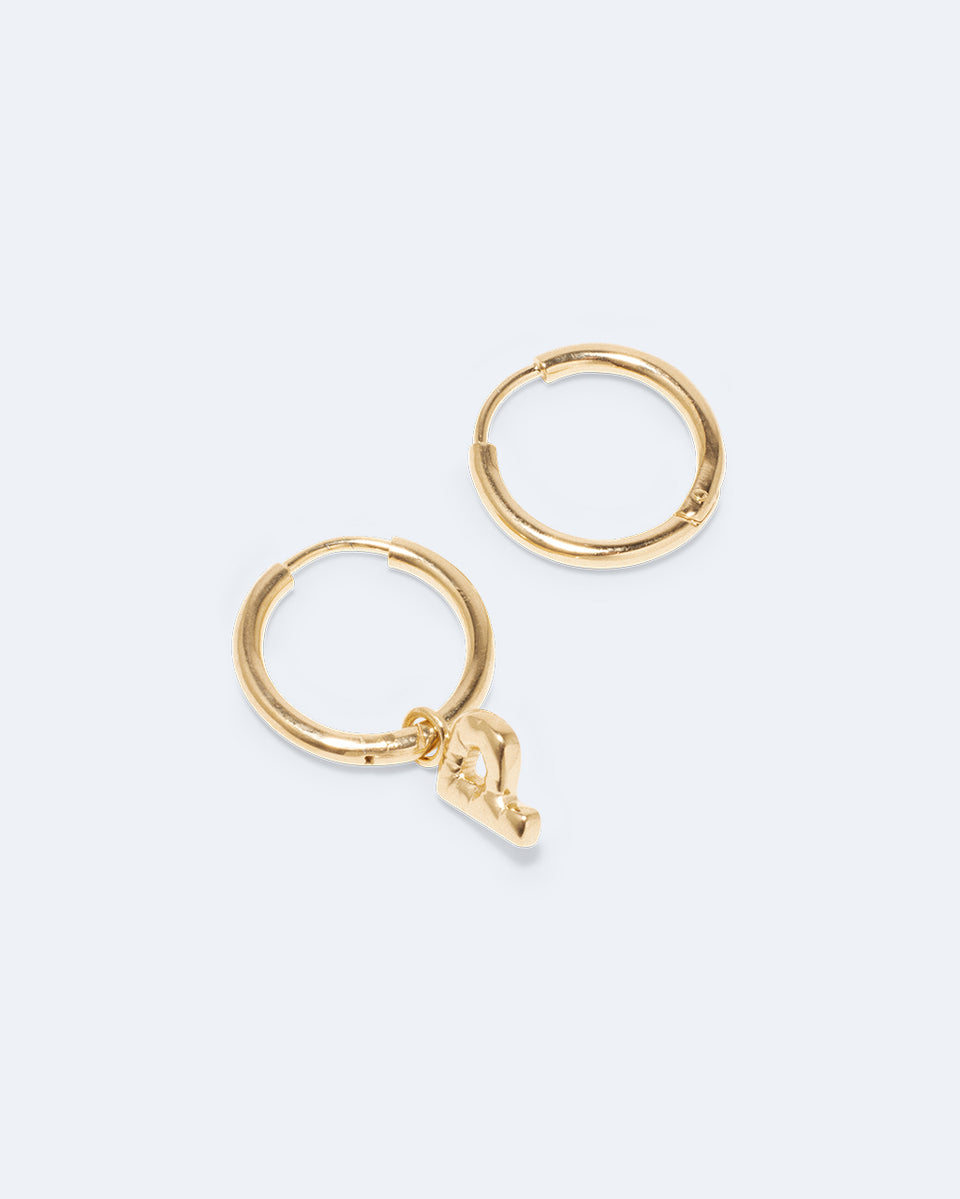 Classicworks™ P - Boucles d'oreilles en vermeil recyclé
