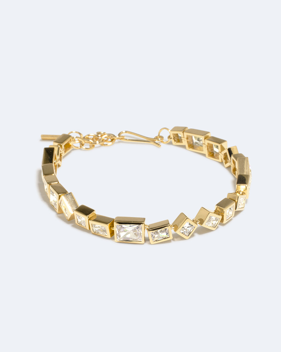 Dare - Zirconia and Recycled Gold Vermeil Bracelet