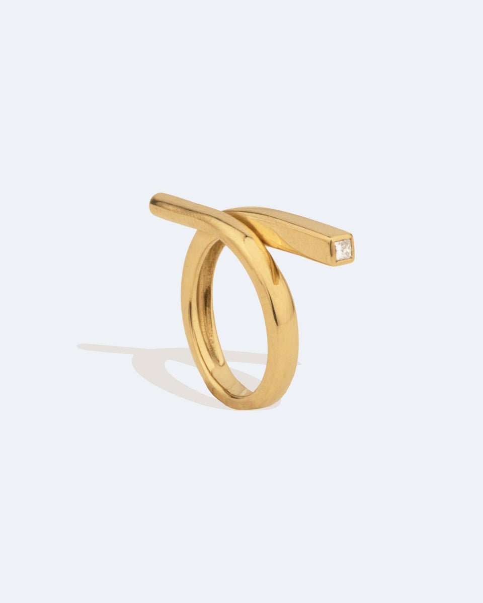 Bague Vol – Or jaune 18 carats et Diamants