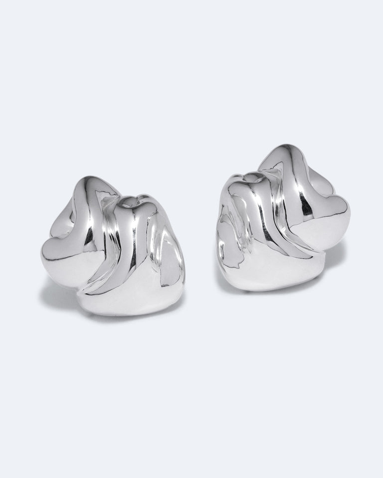Knoll - Boucles d'oreilles en argent recyclé
