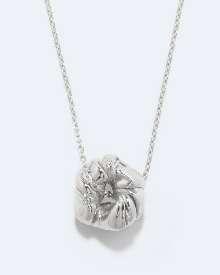 Things Find Their Place When They Fall Apart - Recycled Silver Pendant