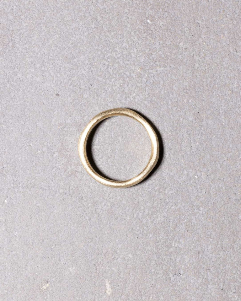 Dégonflé (« Ne pas gonfler ») – Bague en vermeil