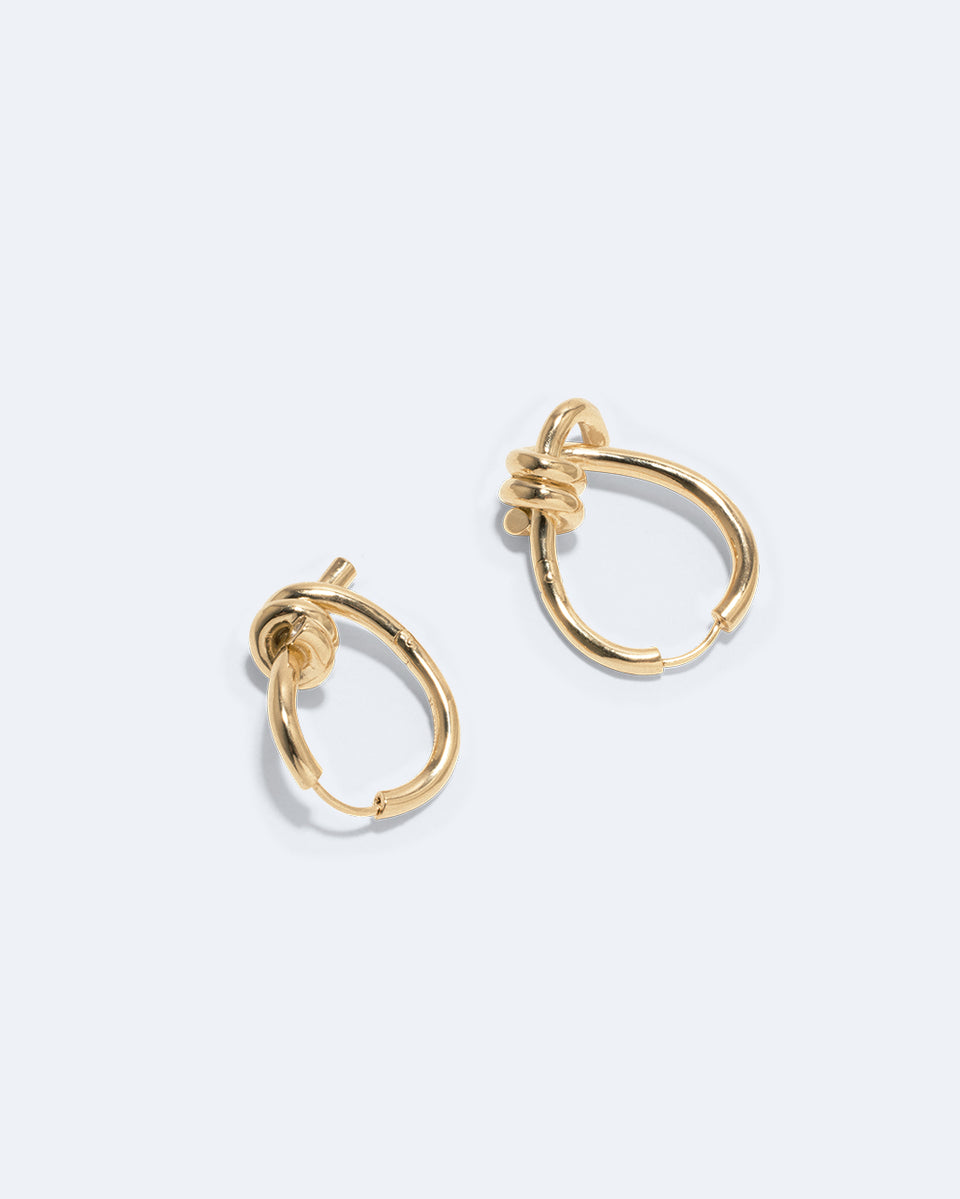 The Freedom to Imagine II - Recycled Gold Vermeil Earrings