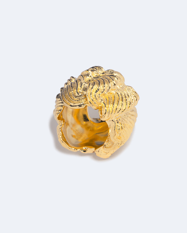 Crème au beurre (ou, La cerise sur le gâteau) - Bague plaquée or