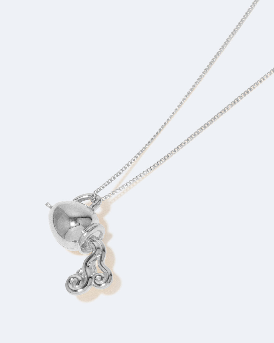 Pendentif Zodiaque Verseau Classicworks™ - Plaqué Platine