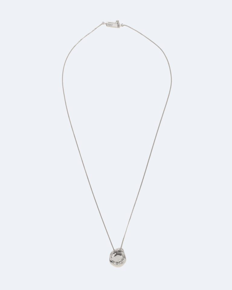 H60 - Pendentif plaqué rhodium