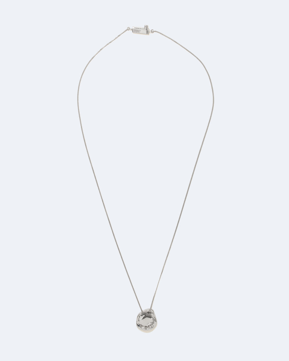 H60 - Pendentif plaqué rhodium