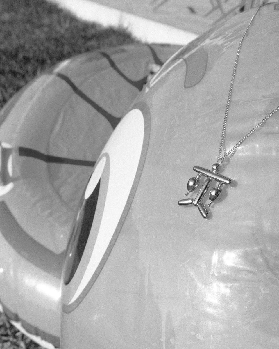Ballon Zodiac Balance Classicworks™ - Pendentif plaqué platine