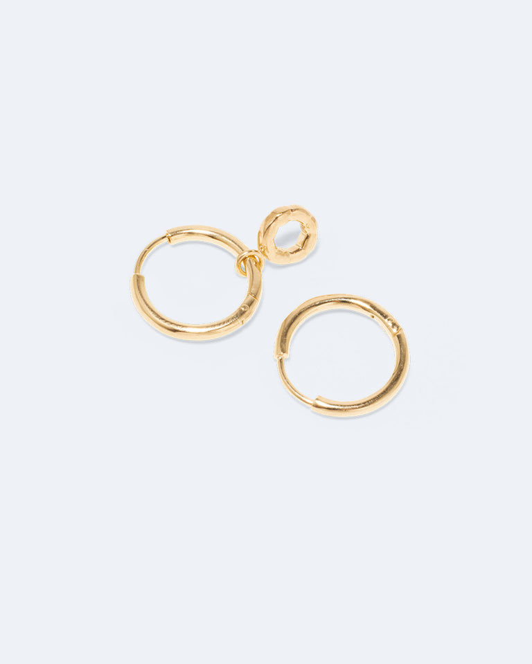 Classicworks™ O - Boucles d'oreilles en Vermeil d'Or Recyclé