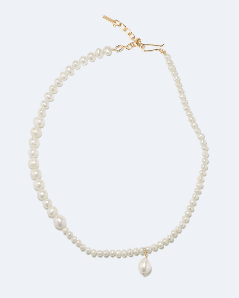 P229 - Collier perles et vermeil or recyclé