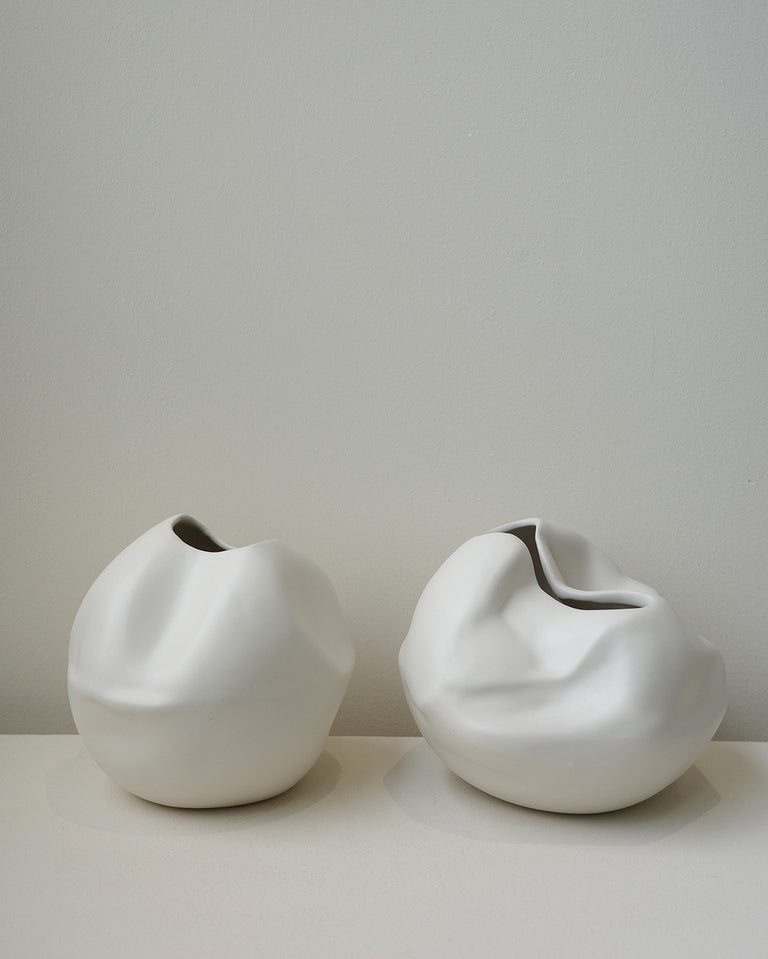 Banned Book No. 2 - Large Vessel in Matte White