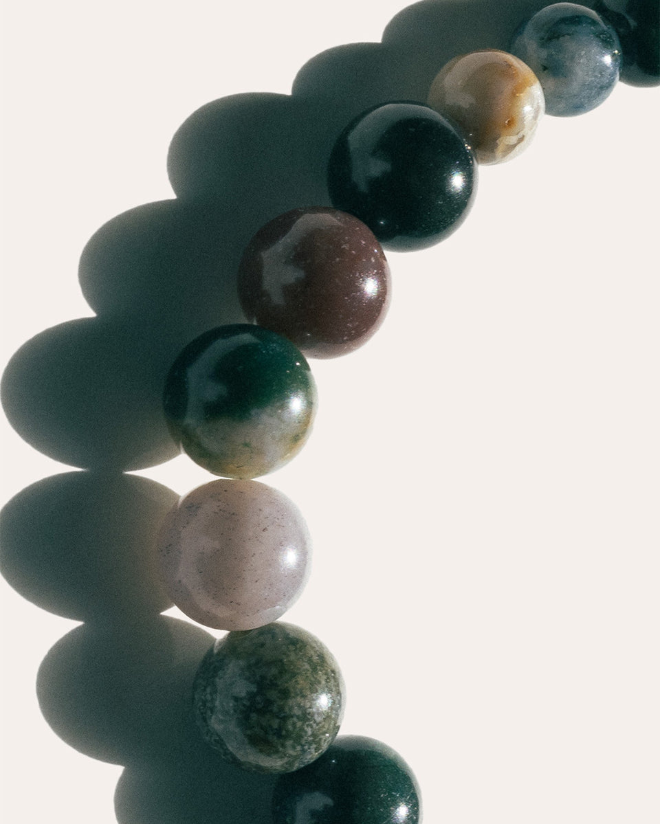 Tidelands - Fancy Jasper and Recycled Gold Vermeil Bracelet