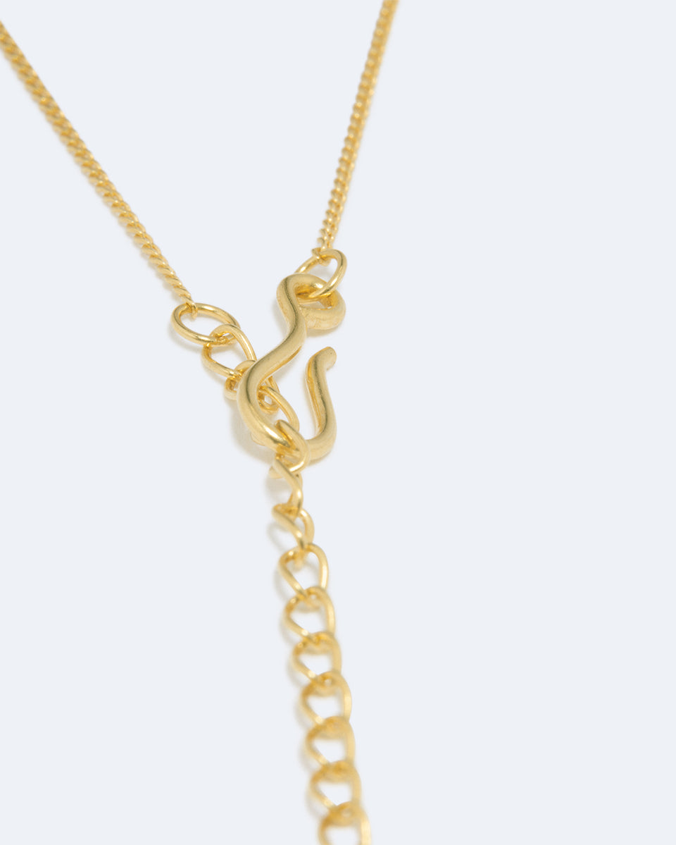 Lucky Break - Pearl and Gold Plated Necklace