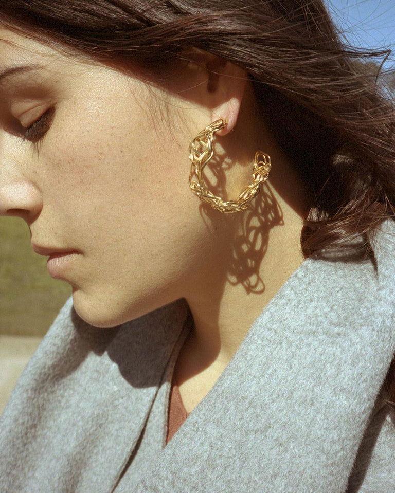 F38 - Boucles d'oreilles en vermeil