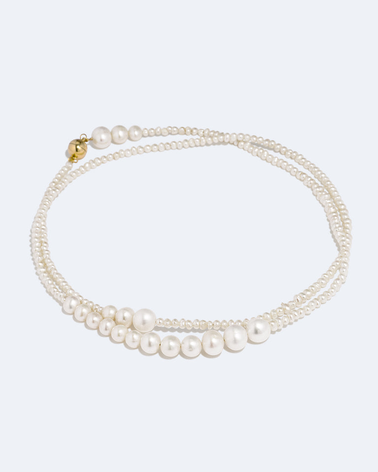 P250 - Collier Perle et Vermeil d'Or Recyclé