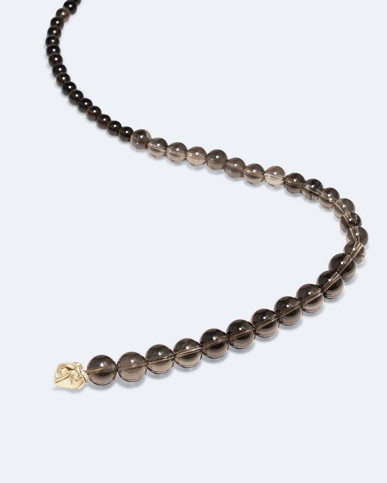Tidelands - Smoky Quartz and Recycled Gold Vermeil Necklace
