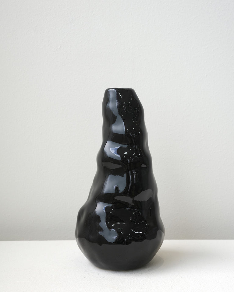 The Rise and Decline of Patriarchal Systems - Medium Vessel in Gloss Black