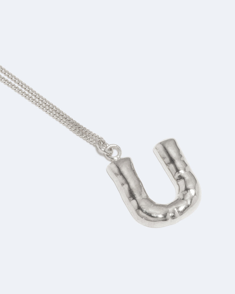 Classicworks™ U - Recycled Sterling Silver Necklace