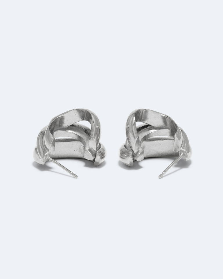 Dollop - Boucles d'oreilles en argent recyclé
