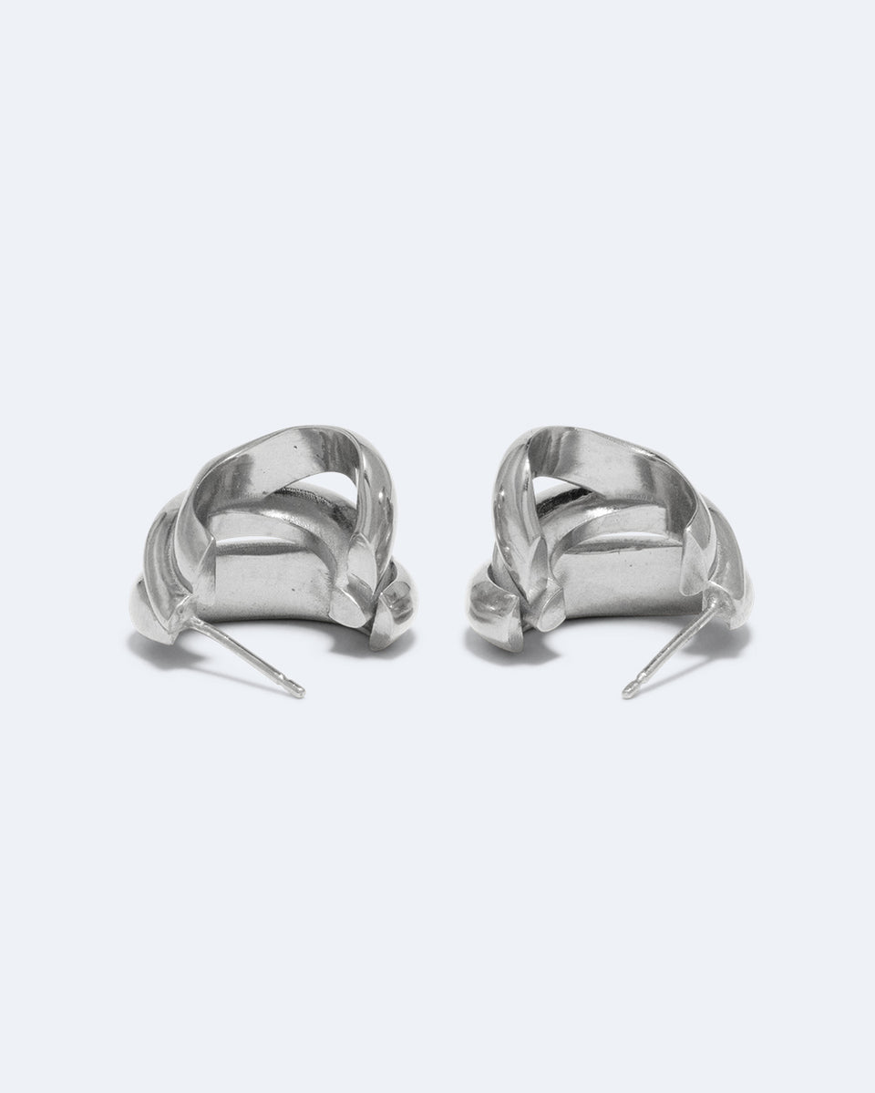 Dollop - Boucles d'oreilles en argent recyclé