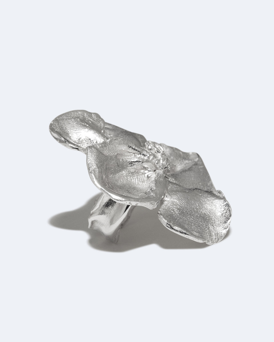 L'amour ne ment pas - Bague en argent recyclé