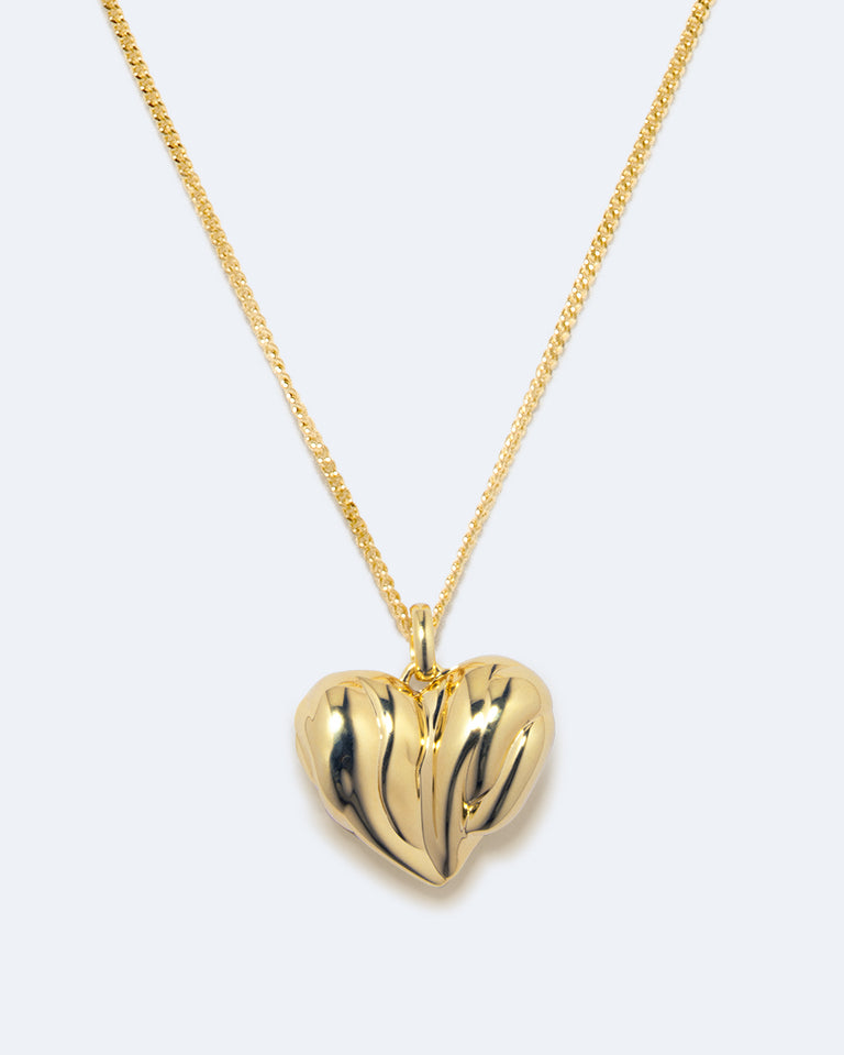 Love Don't Lie - Pendentif en vermeil recyclé