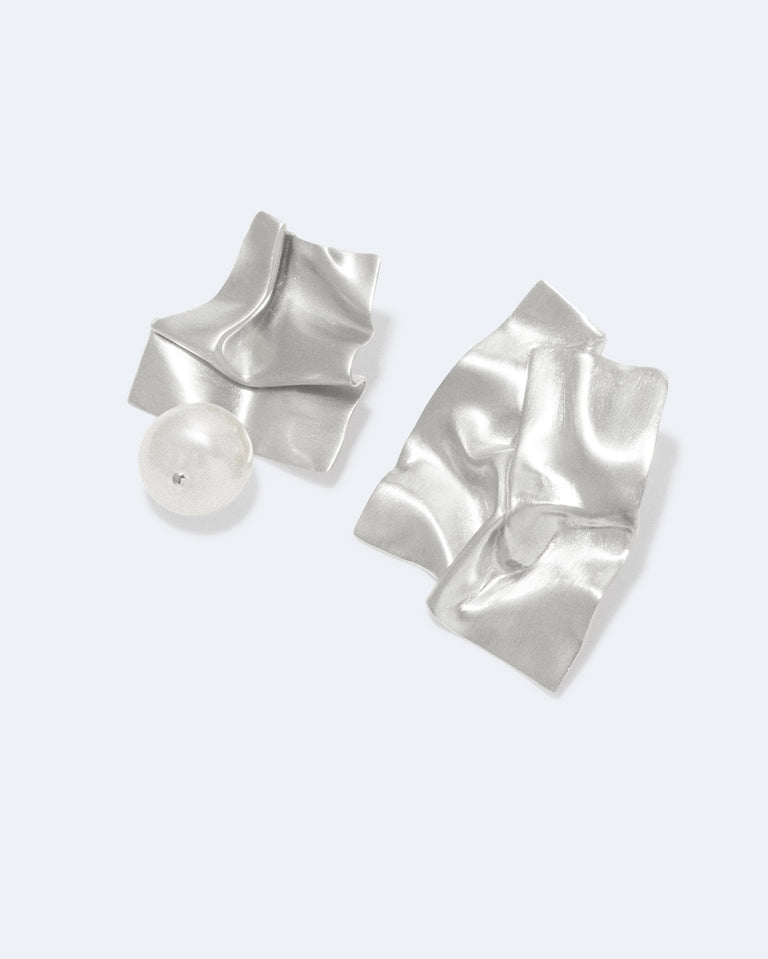 Cohesion - Recycled Silver Earrings